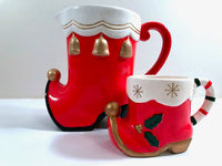 Load image into Gallery viewer, Napco Tom and Jerry Santa and Elf Boot 7-Piece Set
