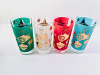 Load image into Gallery viewer, William A Meier Retro Christmas Glasses (Set of 4)
