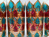 Load image into Gallery viewer, Culver Signed Mid-Century Jewel Toned Christmas Tree Highball Glasses (Set of 4)
