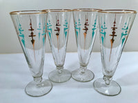 Load image into Gallery viewer, Libbey Mid-Century Staccato Pilsner Glasses (Set of 4)
