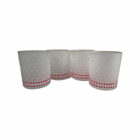Load image into Gallery viewer, Georges Briard Signed Mid-Century Frosted Cherries Double Old Fashion Glasses (Set of 4)
