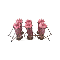 Load image into Gallery viewer, Fred Press Signed Mid-Century Lotus Flower Tipsy Tim 13 Piece Set
