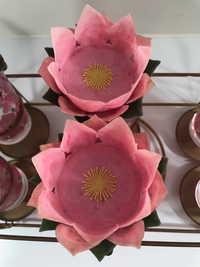 Load image into Gallery viewer, Fred Press Signed Mid-Century Lotus Flower Tipsy Tim 13 Piece Set
