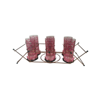 Load image into Gallery viewer, Fred Press Signed Mid-Century Lotus Flower Tipsy Tim 13 Piece Set
