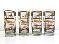 Load image into Gallery viewer, Vintage Fly Fishing Lure Highball Glasses (Set of 4)
