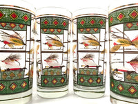 Load image into Gallery viewer, Vintage Fly Fishing Lure Highball Glasses (Set of 4)
