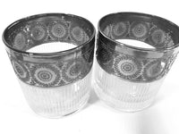 Load image into Gallery viewer, Culver Tyrol Mid-Century Silver and Frosted Cocktail Glasses (Set of 4)
