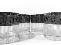 Load image into Gallery viewer, Culver Tyrol Mid-Century Silver and Frosted Cocktail Glasses (Set of 4)
