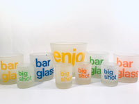 Load image into Gallery viewer, Morgan Signed Retro Frosted 9-Piece Bar Set
