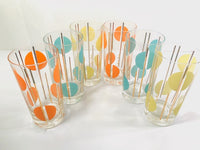 Load image into Gallery viewer, Fred Press Signed Panton Style Atomic Dots Highball Glasses (Set of 6)
