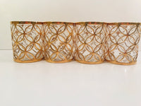 Load image into Gallery viewer, Imperial Glass Mid-Century Sortijas De Oro Double Old Fashion Glasses (Set of 4)
