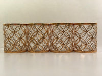 Load image into Gallery viewer, Imperial Glass Mid-Century Sortijas De Oro Double Old Fashion Glasses (Set of 4)
