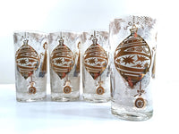 Load image into Gallery viewer, Mid-Century Christmas Angels Highball Glasses (Set of 4)
