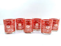 Load image into Gallery viewer, Georges Briard Signed Imperial Brocade Double Old Fashion Glasses (Set of 6)
