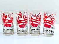 Load image into Gallery viewer, Mid-Century Santa Highball Glasses (Set of 4)

