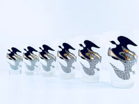 Load image into Gallery viewer, Gay Fad Glass Mid-Century Mod Birds In Flight Glasses (Set of 6)
