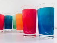 Load image into Gallery viewer, Bartlett Collins Seasonal Ombre Glasses (Set of 8)
