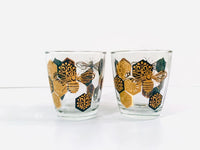 Load image into Gallery viewer, Libbey Black and 22 Karat Gold Bee and Honeycomb Glasses (Set of 2)
