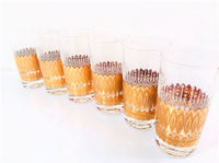 Load image into Gallery viewer, Pasinski Signed Mid-Century 22-Karat Gold and Filigree Highball Glasses (Set of 6)
