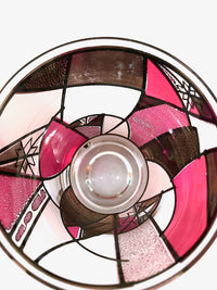 Load image into Gallery viewer, Ned Harris Signed Mid-Century Pink and Purple Abstract Double Old Fashion Glasses (Set of 3)
