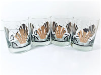 Load image into Gallery viewer, Art Deco Styled Double Old Fashion Glasses (Set of 4)

