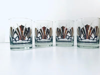 Load image into Gallery viewer, Art Deco Styled Double Old Fashion Glasses (Set of 4)

