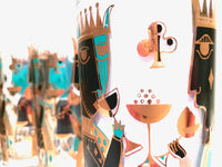 Load image into Gallery viewer, Georges Briard Signed Mid-Century It&#39;s In The Cards Glasses (Set of 7)
