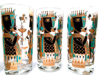 Load image into Gallery viewer, Georges Briard Signed Mid-Century It&#39;s In The Cards Glasses (Set of 7)
