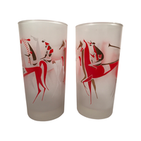 Load image into Gallery viewer, Libbey Mid Century Longchamp Highball Glasses (Set of 2)
