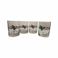 Load image into Gallery viewer, Georges Briard Signed Mid-Century Mallard Duck Double Old Fashion Glasses (Set of 4)
