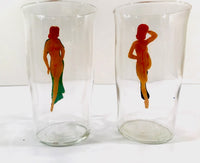 Load image into Gallery viewer, Art Deco Hand Painted Peek-A-Boo 9-Piece Cocktail Set
