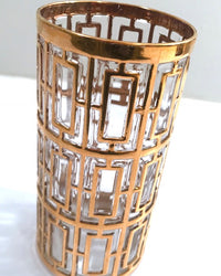 Load image into Gallery viewer, Imperial Glass Shoji 22-Karat Gold Mid-Century Highball Glass (Single)
