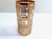 Load image into Gallery viewer, Imperial Glass Shoji 22-Karat Gold Mid-Century Highball Glass (Single)
