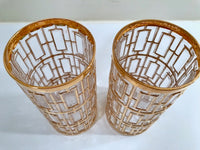Load image into Gallery viewer, Imperial Glass Shoji 22-Karat Gold Mid-Century Highball Glasses (Set of 2)
