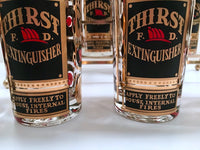 Load image into Gallery viewer, Georges Briard Signed Mid-Century Thirst Extinguisher Bar Set (Set of 8 with Carrier)
