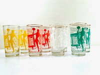 Set of 4 Glass Tumblers 8 Ounce Drinking Glasses Dominion Glass