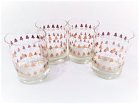 Load image into Gallery viewer, Cera Glass Signed Mid-Century Ring For A Drink Double Old Fashion Glasses (Set of 4)
