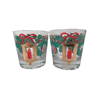 Load image into Gallery viewer, Holiday Mid-Century Lantern Glasses (Set of 8)
