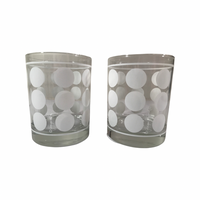 Load image into Gallery viewer, Georges Briard Signed Mid-Century White Dot 2-Piece Cocktail Set
