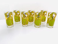 Load image into Gallery viewer, Fred Press Signed Mid-Century Forbidden Fruit Glasses (Set of 7)
