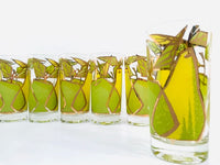 Load image into Gallery viewer, Fred Press Signed Mid-Century Forbidden Fruit Glasses (Set of 7)
