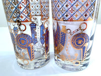 Load image into Gallery viewer, Georges Briard Signed Mid-Century Wet Your Whistle Highball Glasses (Set of 2)
