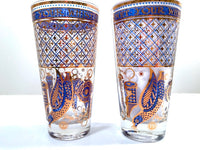 Load image into Gallery viewer, Georges Briard Signed Mid-Century Tapered Wet Your Whistle Highball Glasses (Set of 2)
