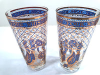 Load image into Gallery viewer, Georges Briard Signed Mid-Century Tapered Wet Your Whistle Highball Glasses (Set of 2)

