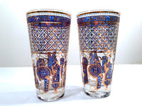 Load image into Gallery viewer, Georges Briard Signed Mid-Century Tapered Wet Your Whistle Highball Glasses (Set of 2)
