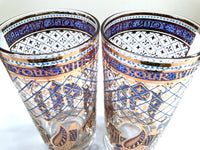 Load image into Gallery viewer, Georges Briard Signed Mid-Century Wet Your Whistle Highball Glasses (Set of 4)
