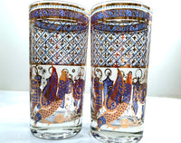 Load image into Gallery viewer, Georges Briard Signed Mid-Century Wet Your Whistle Highball Glasses (Set of 4)
