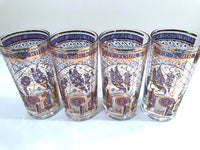 Load image into Gallery viewer, Georges Briard Signed Mid-Century Wet Your Whistle Highball Glasses (Set of 4)

