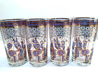 Load image into Gallery viewer, Georges Briard Signed Mid-Century Wet Your Whistle Highball Glasses (Set of 4)
