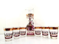 Load image into Gallery viewer, Gay Fad Signed Garden of Allah Mid-Century 7-Piece Bar Set
